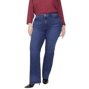 NYDJ Barbara Bootcut Jeans 28W Blue Stretch Denim